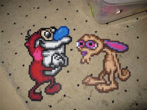 Ren And Stimpy Perler Beads Designs Hama Beads Patterns Easy Perler Bead Patterns