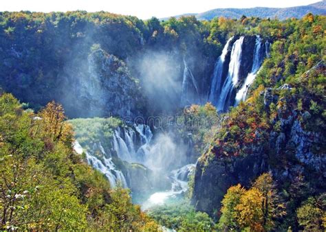 Gran Cascada Velikap Slap O Slap Plitvica Plitvice Lagos Parque