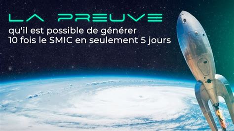 La preuve qu il est possible de générer 10 fois le SMIC en seulement 5