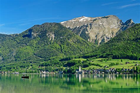 Wolfgangsee With Place St Wolfgang And License Image 71313861