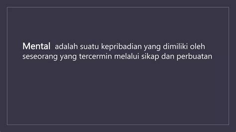 Pembinaan Mental Agama Di Sekolah Pptx