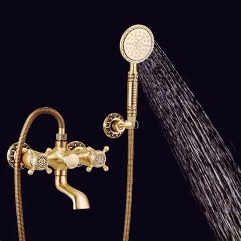 High Quality Antique Bathtub Faucet Antique Brass Bath And Shower