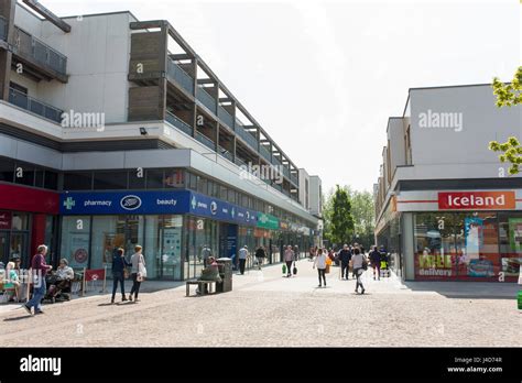 Eden Square Shopping Complex Urmston Manchester Stock Photo Alamy