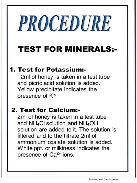 Analysis of Honey | PDF