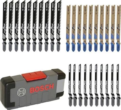 Bosch 2607010903 Jigsaw Blade Set Tough Box With Single Lug Shank 30