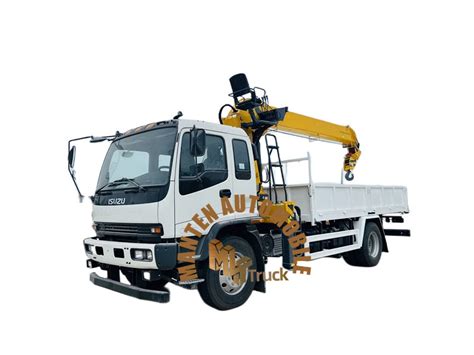 Isuzu Ftr X Telescopic Boom Truck With Ton Crane Straight Arm Truck