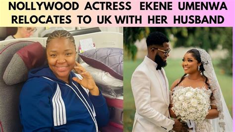 NOLLYWOOD ACTRESS EKENE UMENWA TO UK WITH HER HUSBAND Ekeneumenwa