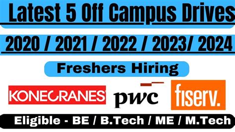 Direct Mass Hiring Off Campus Drive For 2024 2023 2022 2021 Batch Hiring Freshers Job