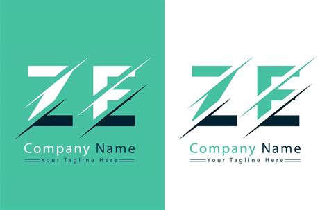 ZE Letter Logo Vector Design Template Elements 34900626 Vector Art At