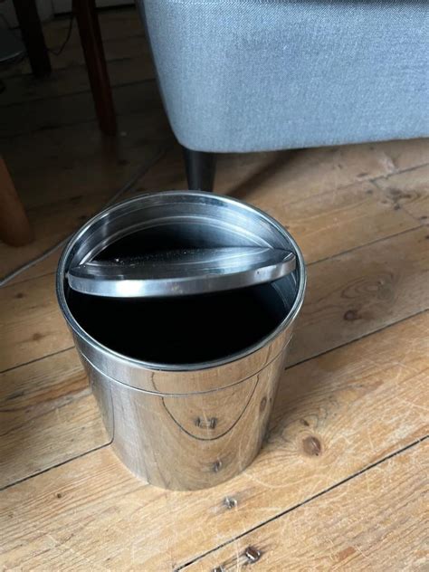 Free Small Chrome Swivel Top Bin Marple Sk Stockport Freegle