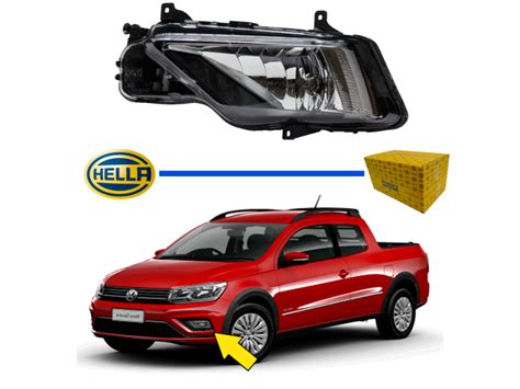 FAROL AUXILIAR DE NEBLINA MILHA VOLKSWAGEN SAVEIRO 2017 2018