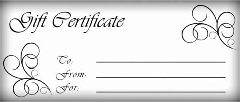 Hair Salon Gift Certificate Templates Fresh Printable Gift Certificates ...