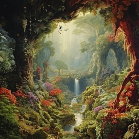Premium Ai Image A Real Picture Of The Garden Of Eden Beautiful Image