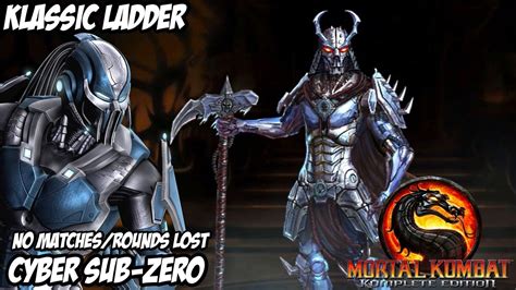 Mortal Kombat 9 Komplete Edition Cyber Sub Zero Klassic Ladder No Matchesrounds Lost