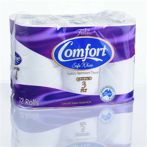 Comfort 12 Pack 48 Rolls Finesse Tissues