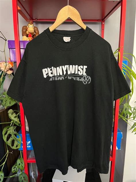 Vintage Vintage 90s Pennywise punk rock band tee logo symbol | Grailed