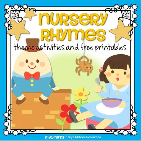 Nursery rhymes theme activities and printables for preschool and ...