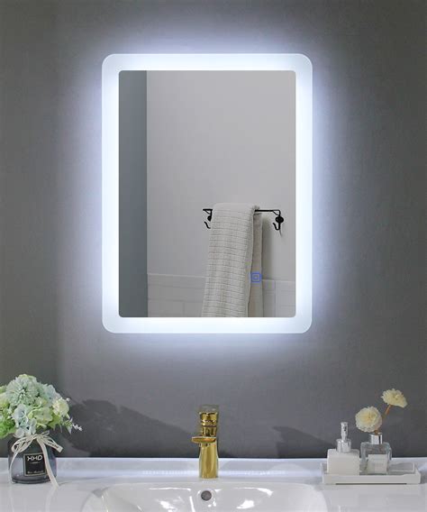 Led Illuminated Bathroom Mirror Wall Light Up Touch Switch Sensor Demister Pad Led Illuminated