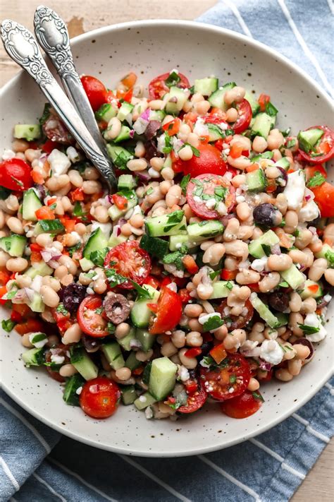 White Bean Salad - Nora Cooks