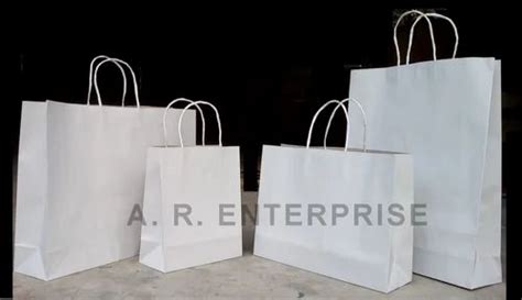 Plain White Paper Carry Bag At Paper Carry Bags In Kolkata Id