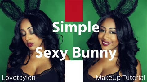 Simple Sexy Bunny Makeup Tutorial Youtube