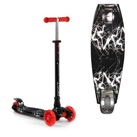Самокат трехколесный "Best Scooter", черно-белый – фото, отзывы ...