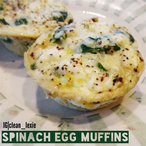 Ripped Recipes - Spinach Egg Muffins