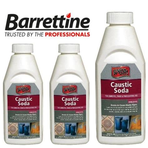 Shop Barrettine Knock Out Caustic Soda 500g Drain Cleaners Zoro UK