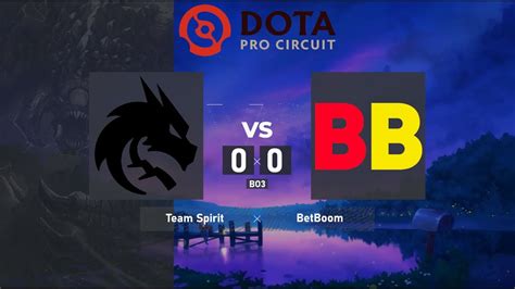 Team Spirit Vs Betboom Team Dpc Eeu Tour Division I Bo