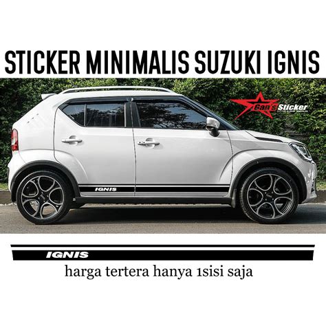 Jual Sticker Suzuki Ignis Striping Suzuki Ignis Shopee Indonesia