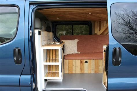 Amazing Swb Vivaro Camper Built With Beautiful Reclaimed Woods Roof