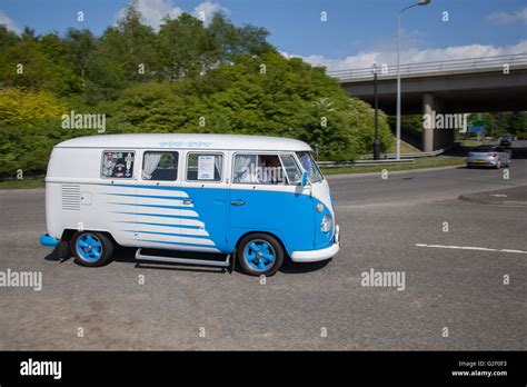 Restored S Sixties Blue White Vw Volkswagen Campervan Modified