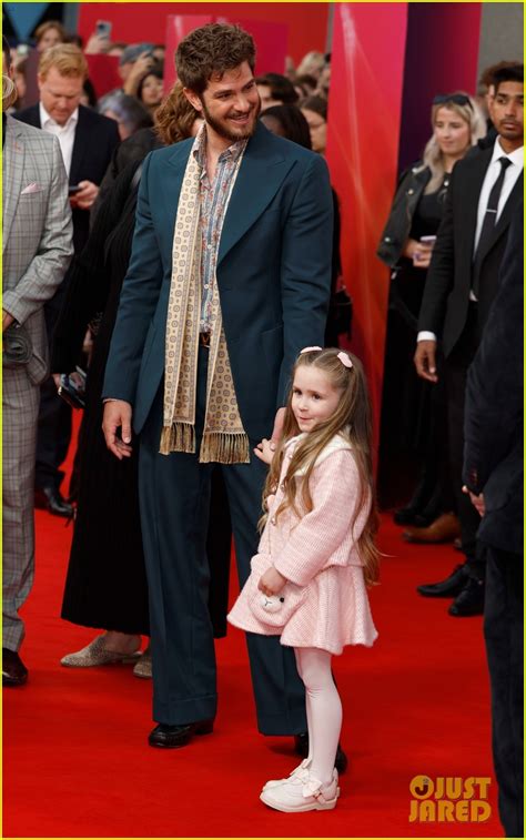 Andrew Garfield Poses With Florence Pugh Cut Out His Onscreen