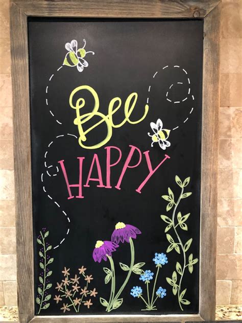 Spring Chalkboard Art Artofit