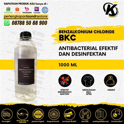 Benzalkonium Chloride Bkc Antibacterial Efektif Dan Desinfektan Lazada Indonesia