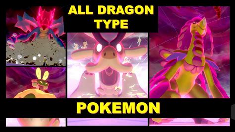 All Dragon Type Pokemon Dynamax Forms And Moves Pokemon Sword And