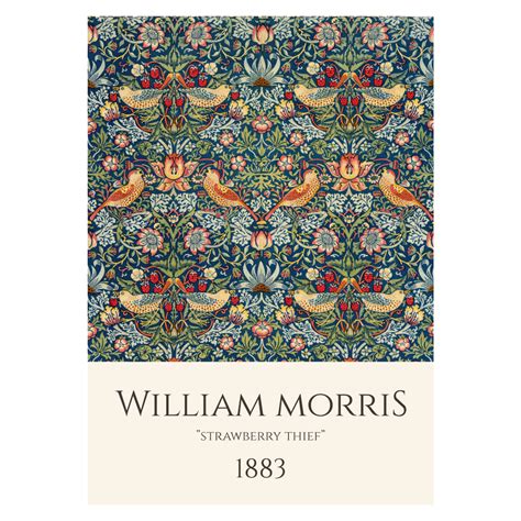 Kunstplakat William Morris Strawberry Thief