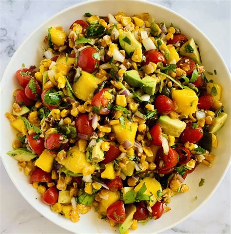 Roasted Corn And Mango Salsa CokoCooksCokoCooks