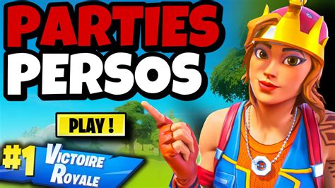 Live Fortnite Fr Pp Partie Perso Fight Lategame Zonewars Crea