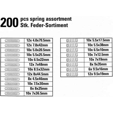 Ressorts De Traction Et Compression Coffret Assortiment Ressorts