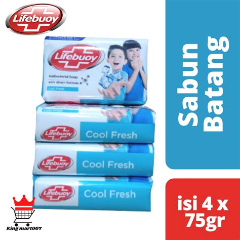 Jual Lifebuoy Sabun Batang Cool Fresh Isi 4 X 70gr Shopee Indonesia