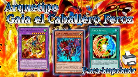 Arquetipo Gaia El Caballero Feroz Para Imprimir Youtube