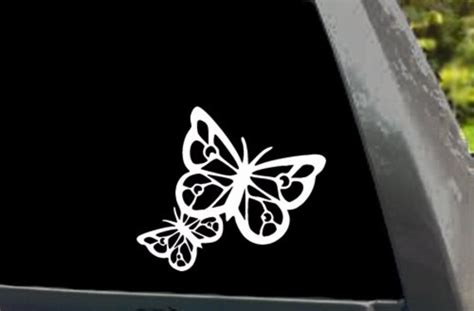 Butterfly Girly Car Window Wall Laptop Vinyl Decal By Signsorcerer