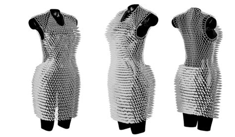 Fashion Student's Dissertation Includes a Beautiful 3D Printed Dress ...