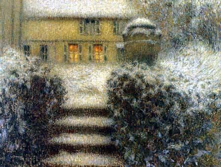 Henri Le Sidaner The Steps Gerberoy 1902 Pastel On Canvas 63 5 X