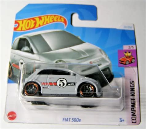 HOT WHEELS 2024 Fiat 500e Short Card 1 64 Hw Compact Kings