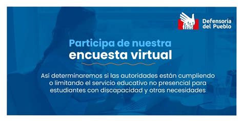 Defensor A Per On Twitter Encuesta Participa De Nuestra Encuesta