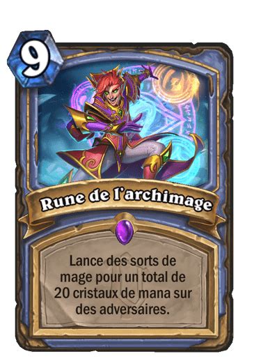 Rune De Larchimage Catalogue De Cartes De Hearthstone