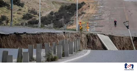 Por una falla geológica colapsó parte de la ruta nacional 3 TSN Necochea