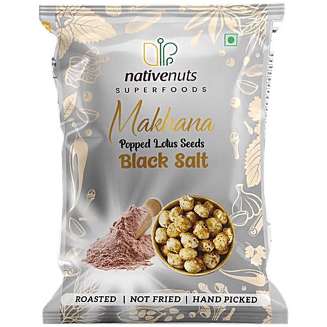 Buy Nativenuts Superfoods Roasted Makhana Black Salt Online At Best